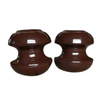 Low Voltage Brown Glazed Porcelain Ceramic Reel Insulator