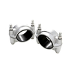 High Voltage Aluminum Cable Cleat Clamp Single Trefoil Cable Fixing Suspension Cable Cleats 