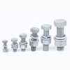 Bolt Galvanized Steel Full Threaded Hexagon Bolts Screw Astm M8 M16 Zinc Plated Fasteners