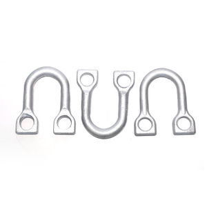 OEM Straight U Shackle Anchorage Galvanized Steel 16mm