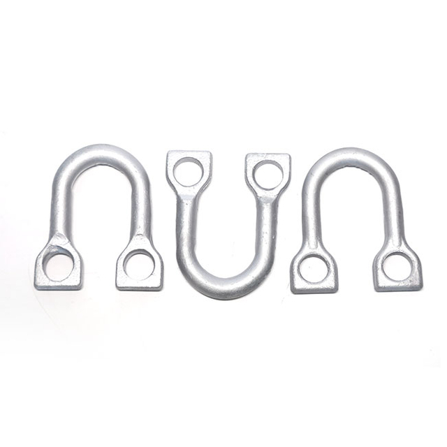 OEM Straight U Shackle Anchorage Galvanized Steel 16mm