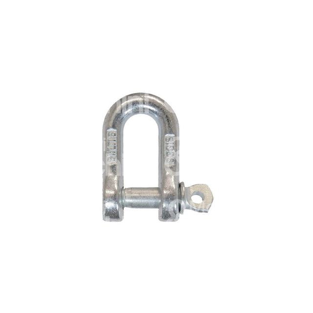 SHACKLE ELECTRO GALVANISED D TYPE